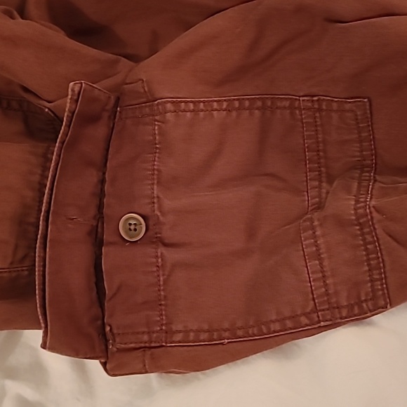 Super soft Loft cargos, broken-in style in rust. Size 2 but roomie. - Picture 3 of 8